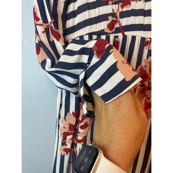 Ces Femme Floral Cottage Core Floral Dress Midi Womens Large - Picture 4 of 5